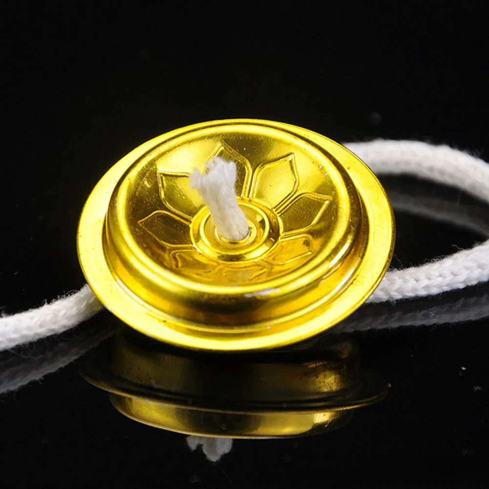 

Lamp Wick Holder Oil Holders Floatinglotus Butter Burner Supplies Metalenshrinelight Tea Disc Devices Accessories Tibetan