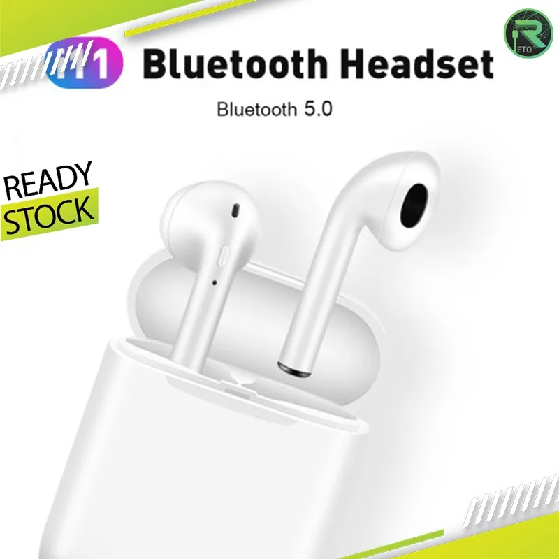 

2021 i11 TWS Wireless Bluetooth 5.0 Earphone Stereo Headphone With Charging Box For Universal Earbuds Earpods