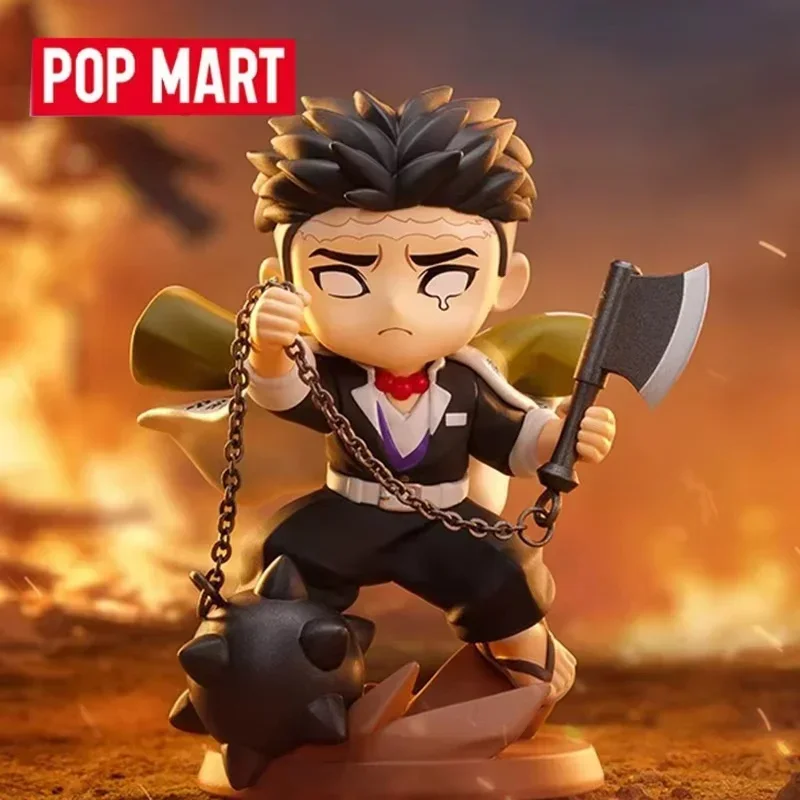 Фото POPMART Demon Slayer Kimetsu No Yaiba Battle Series: Коллекционные фигурки-сюрпризы (Blind Box) - Милая модель-фигурка из серии Mystery Box №3