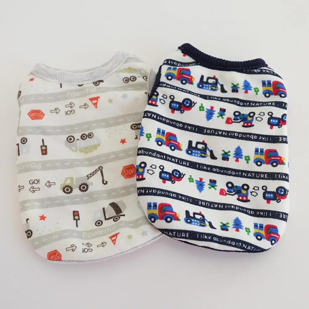 

Practical Dog Vest Attractive Accessory Dog Sweater Puppy Car Pattern Apparel Vest