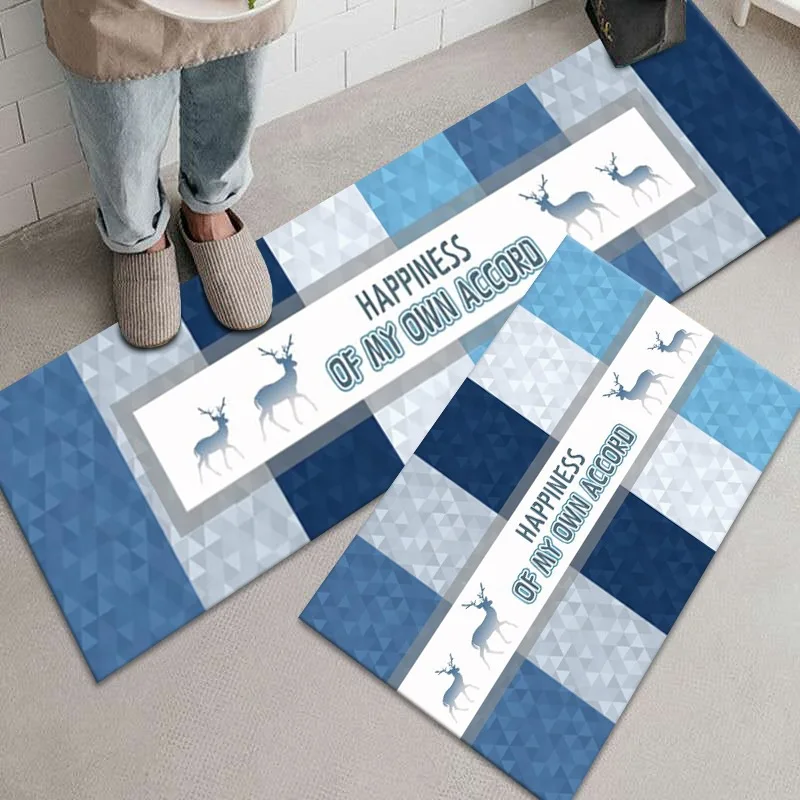 

Нескользящий кухонный ковер с рисунком, домашний декоративный Придверный коврик для спальни, гостиной, балкона, длинная фотография для ван...