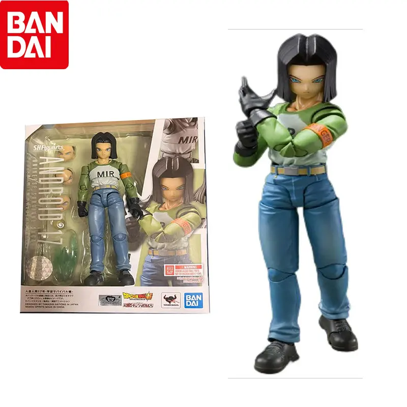 

Spot Bandai Dragon Ball Soul Limited SHF ANDROID 17 Cosmic Survival Chapter Anime figure 13.5cm PVC Model Collection Toy Gift