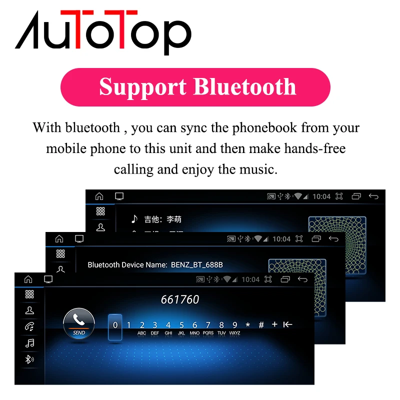 AUTOTOP Android 11 Автомобильный мультимедийный плеер GPS Радио для Mercedes Benz C Class W204 C180 C200 C63