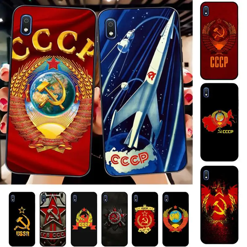 

Soviet Union USSR Flag Phone Case for Samsung A51 01 50 71 21S 70 31 40 30 10 20 S E 11 91 A7 A8 2018