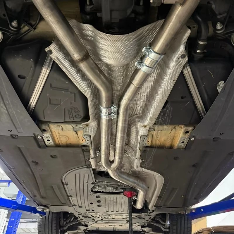 Выхлопная труба (MIDPIPE) для G20 G22 M340i M440i B58 3.0T с КРУГЛЫМ ФЛАНЦЕМ (art.: 3920da85ae5fa) - 3920da85ae5fa