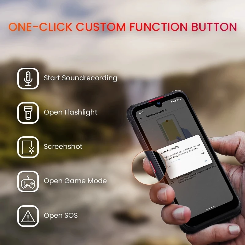 HOTWAV CYBER 8 Rugged Smartphone  4GB 64GB 8280mAh 6.3 Inch NFC Android 11 Waterproof 16MP Camera Mobile Phone Global Version