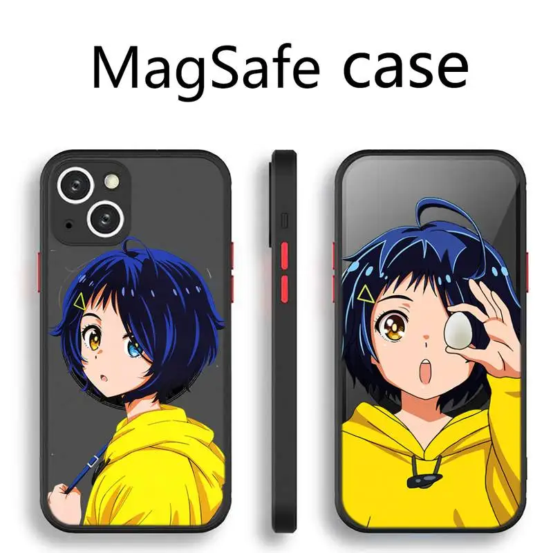 

Wonder Egg Priority Ai Kawaii Phone Case Transparent Magsafe Magnetic Magnet For iPhone 13 12 11 Pro Max Mini Wireless Charging