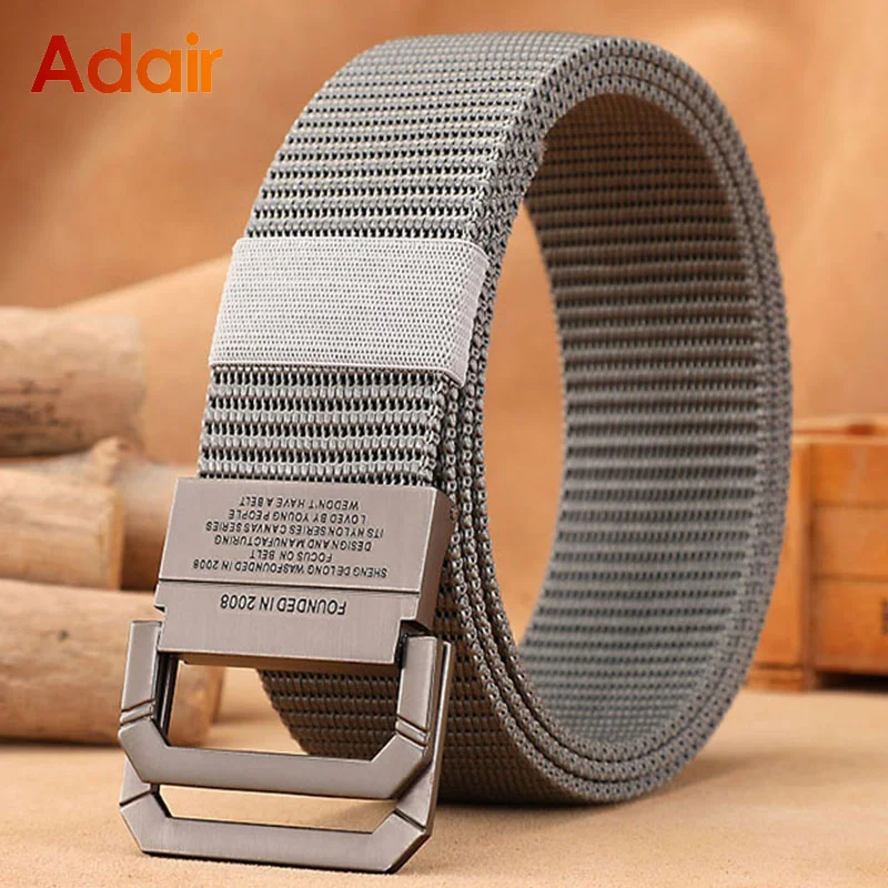 Men Casual Fabric Tactical Webbin Belts Nylon Canvas Jeans Belt Army Waist i Quality Luxury Desiner Military Strap B009