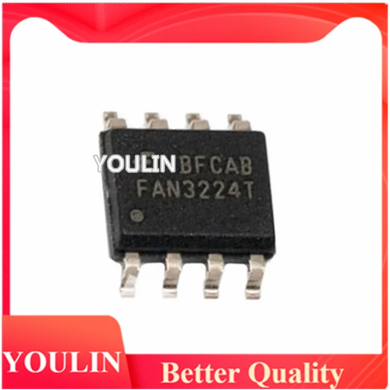

10pcs New original genuine FAN3224T FAN3224TMX chip SOP-8 bridge driver chip
