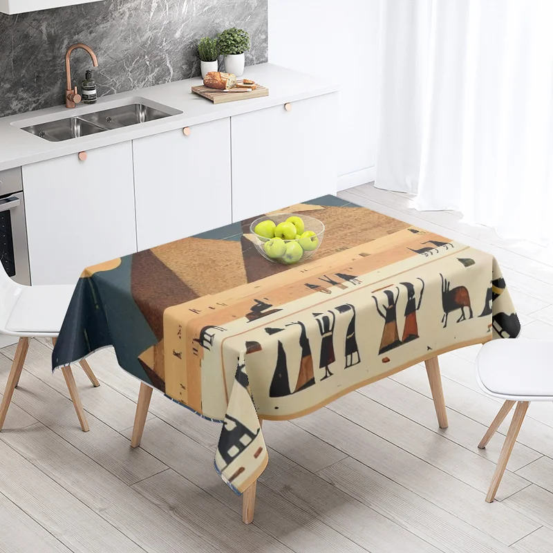 Домашние скатерти украшение для столовой и прямоугольные Аксессуары стола