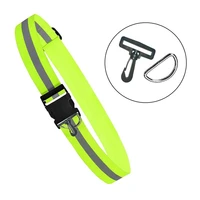 reflective elastic waist belt highlight reflective waistband night riding warning strap running cycling safety reflective belt