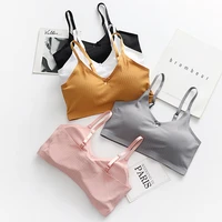 2022 adjustable bra for women ice silk bralette tupe tops girls seamless push up underwear bralette sleeping brasier femme bras