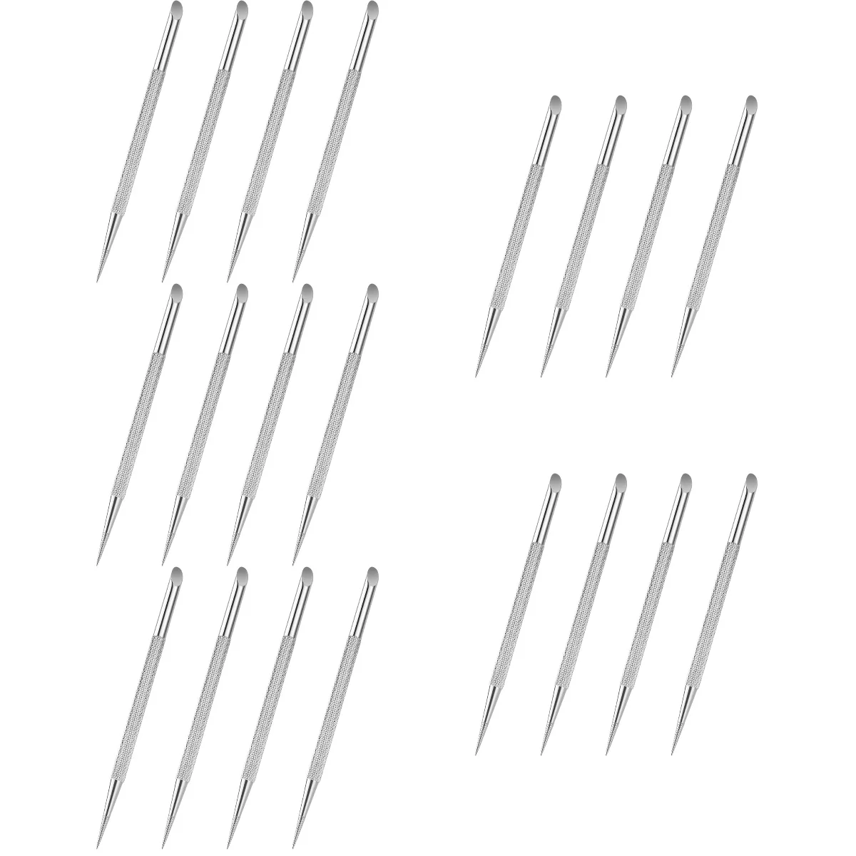 

20 Pcs Stainless Steel Cuticle Pusher Professional Manicure Pedicure Tool Dead Skin Remover