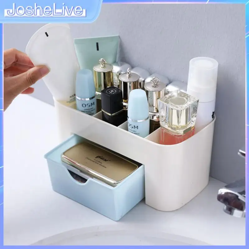 

Plastic Cosmetic Storage Box Drawer Organizer Drawer Divider Makeup Jewelry Organizer Home Table Sundries Storage Drawers Box