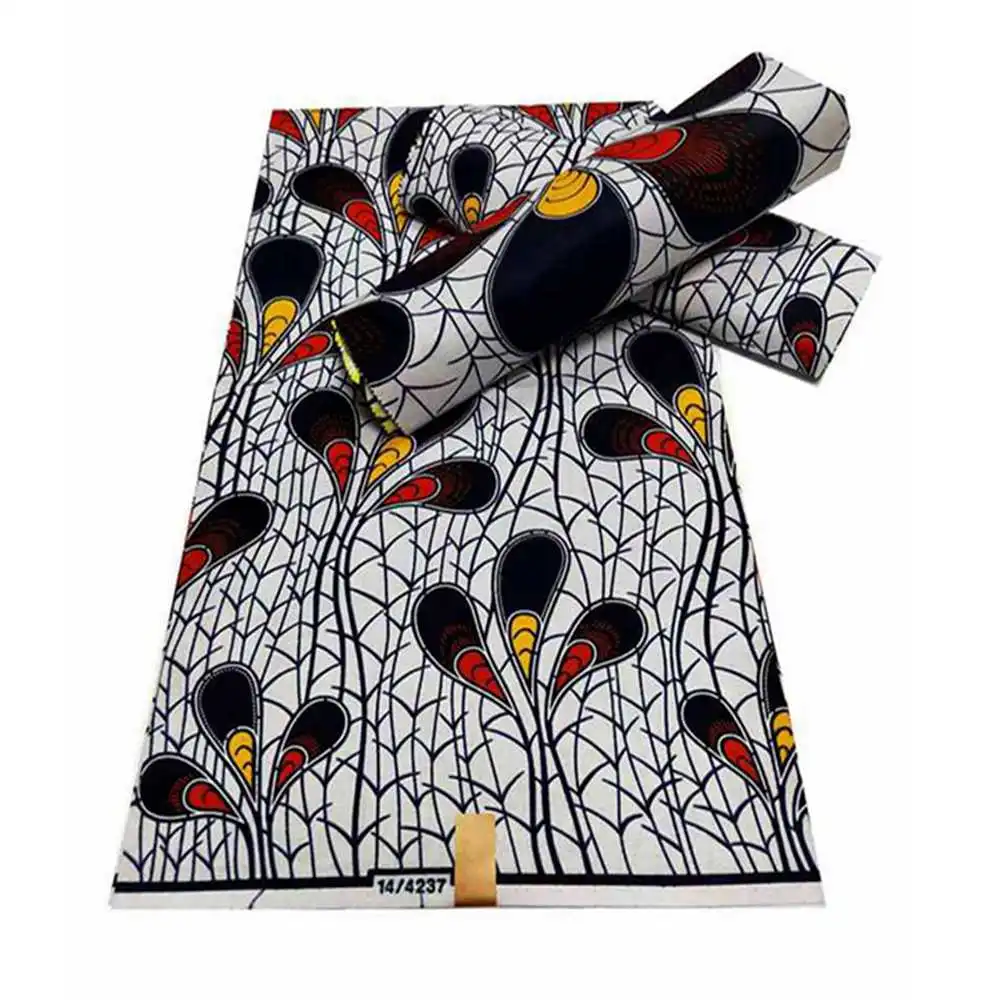 

Veritable Dutch Super-W Guaranteed Super Real Wax Print Fabric Hollandais Pagne Africa Dress 100% Cotton Wax Pagne Tissu VLS7358