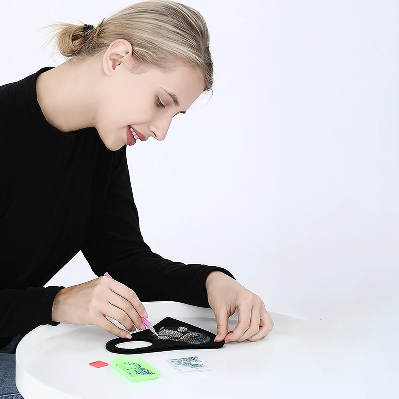 Набор для алмазной живописи 5D сделай сам маска из страз в виде животных вечеринки