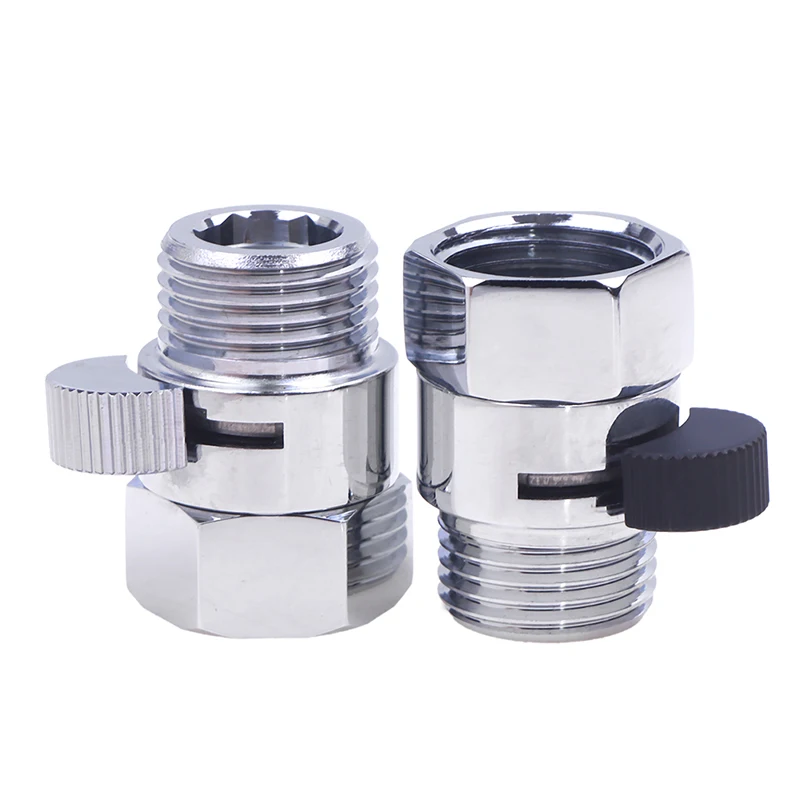 

Household Brass Shower Flow Control Valve Water Pressure Reducing For Bidet Spray Or Hand Shower Head Diverter Shut Off Switch~