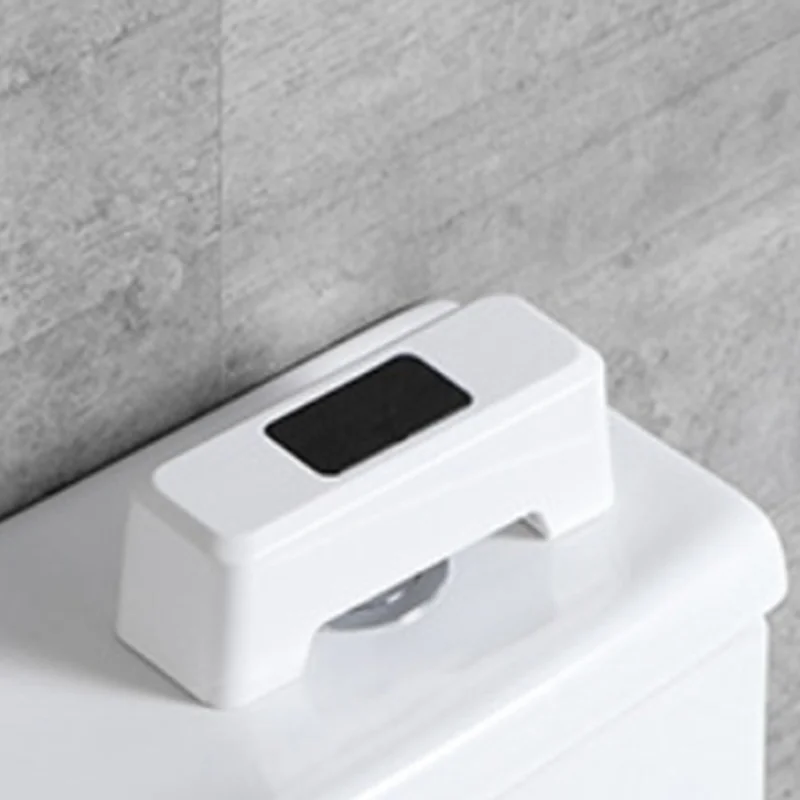 

Infrared Sensing Detector Touch-free Lavatory Closestool Automatic Flush Toilet Flush Button For Elderly Home Hotel Hospital Use