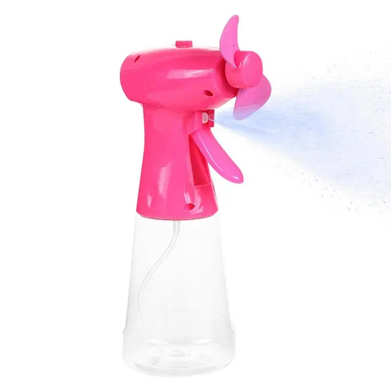 

Misting Fan Small Personal Fan Battery Operated Fan With Water Spray Desk Or Handheld Cooling Fan For Indoor Outdoor