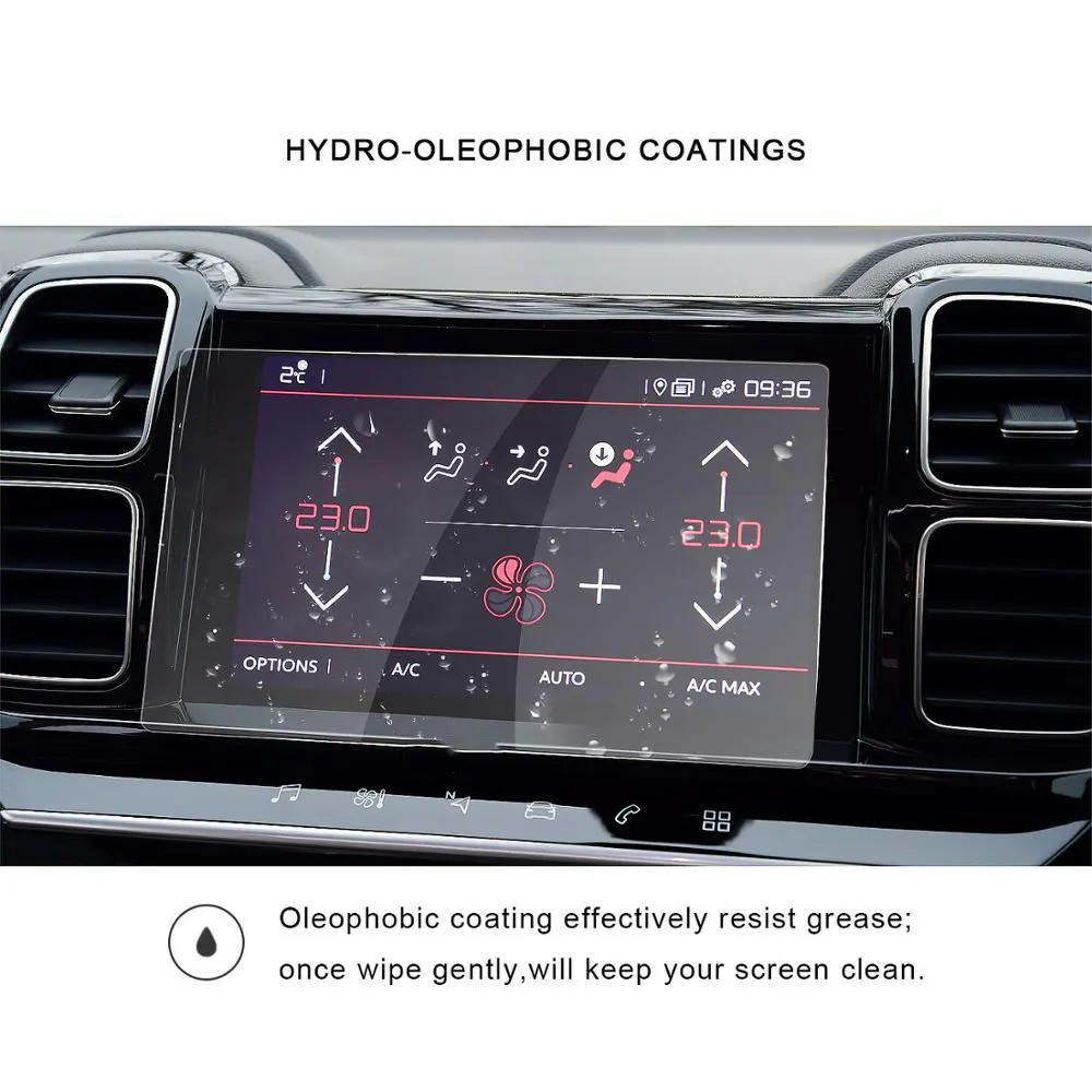 car screen protector for Citroen C5 aircross 2019 2020 car navigation touch center display,tempered glass protective film