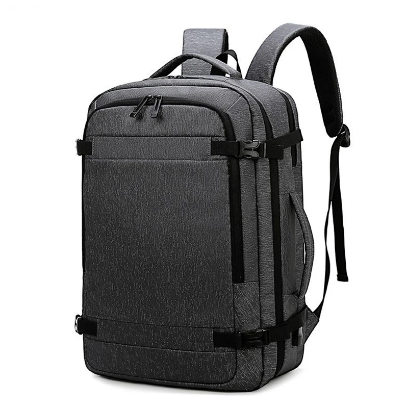 

Men's Business Backpack USB Charging Waxy Glue Rucksack Man Multifunctional Waterproof And Notebook Bags For Laptop 13.3 Inch