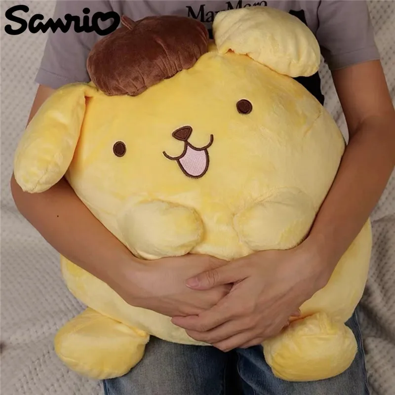 

Sanrio Large Size 50cm Chubby Pom Pom Purin Plush Toys Super Soft Pompompurin Plushies Stuffed Doll Room Decor Gift For Children
