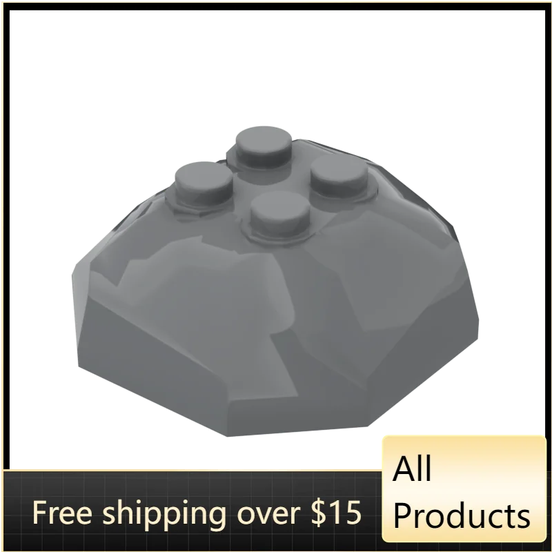 

10PCS High-Tech Assemble Particle 30293 4x4 Upper Rock Brick Building Blocks Kit Replaceable Part Toy For Children Gifts