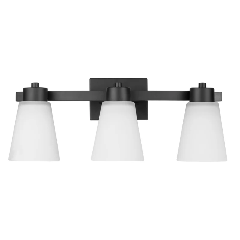 

Fairendale Three Light Bath Vanity in Matte Black
