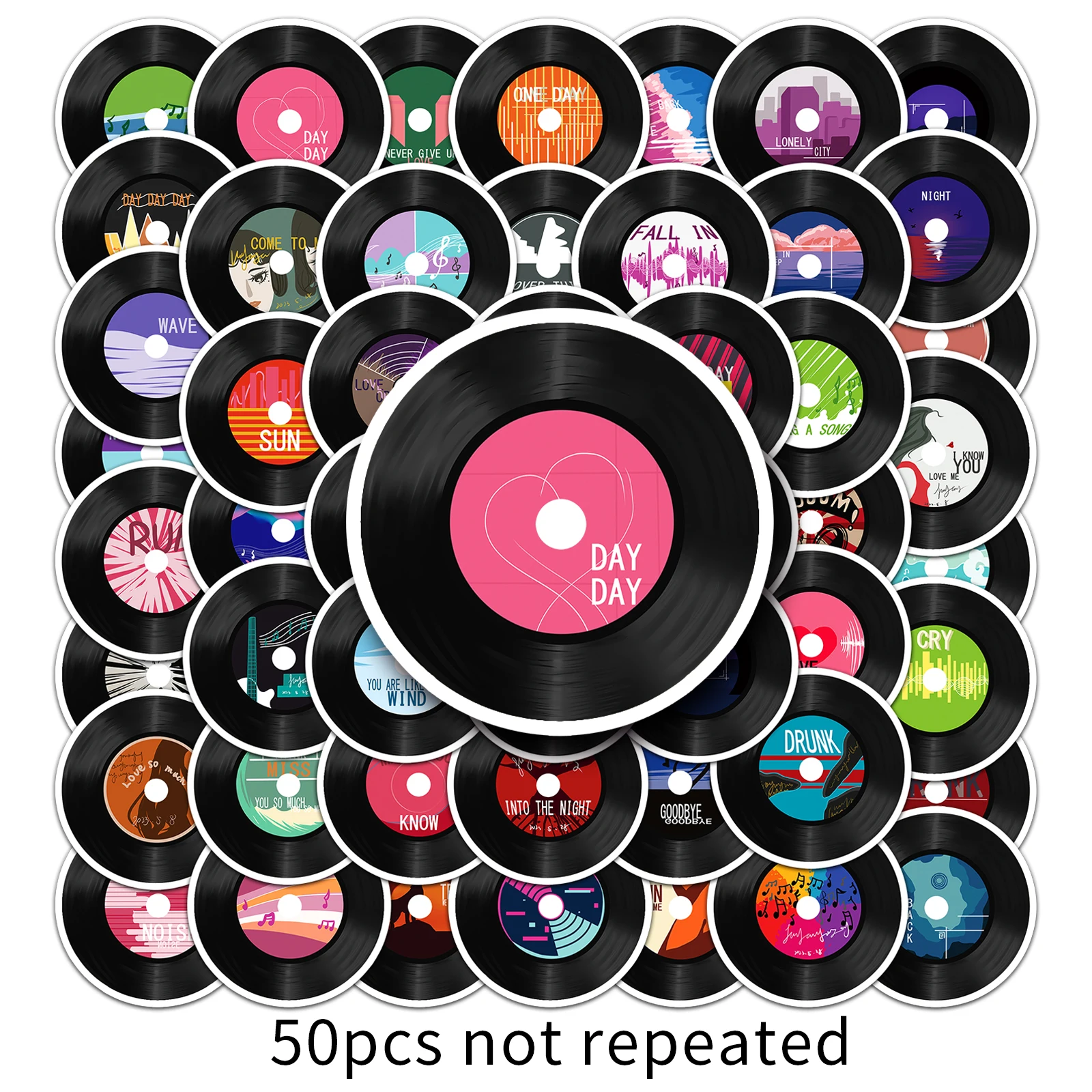 50 шт. водонепроницаемые Стикеры для скейтборда сноуборда