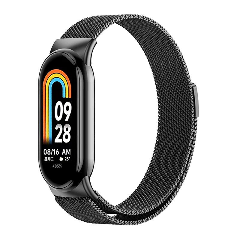 

Milanese Loop For xiaomi Mi Band 8 Strap global version accessories smartwatch belt bracelet pulseira correa miband 8 NFC strap