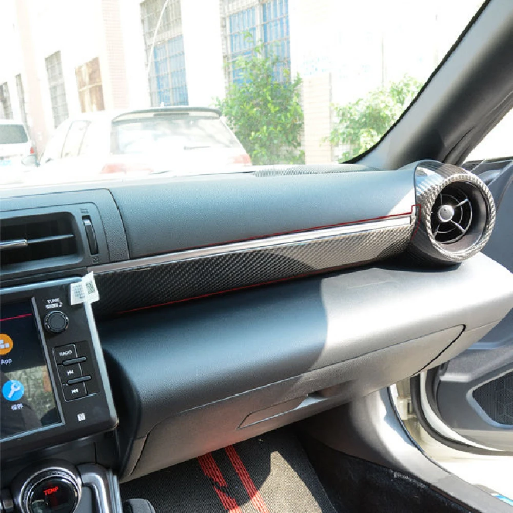 

Carbon Fiber Car Copilot Seat Front Dashboard Panel For Subaru BRZ ZD8 Toyota GR86 ZN8 Interior Accessories Car Accessories 2022