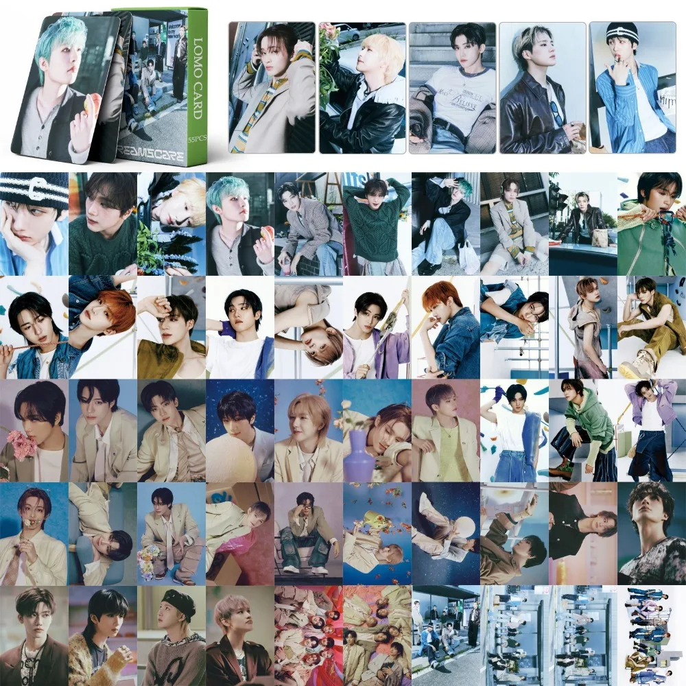 55 шт./кор. KPOP DREAM When I'm With You альбом фотокарточка RENJUN JENO HAECHAN JAEMIN Chenle Jisung LOMO коробка