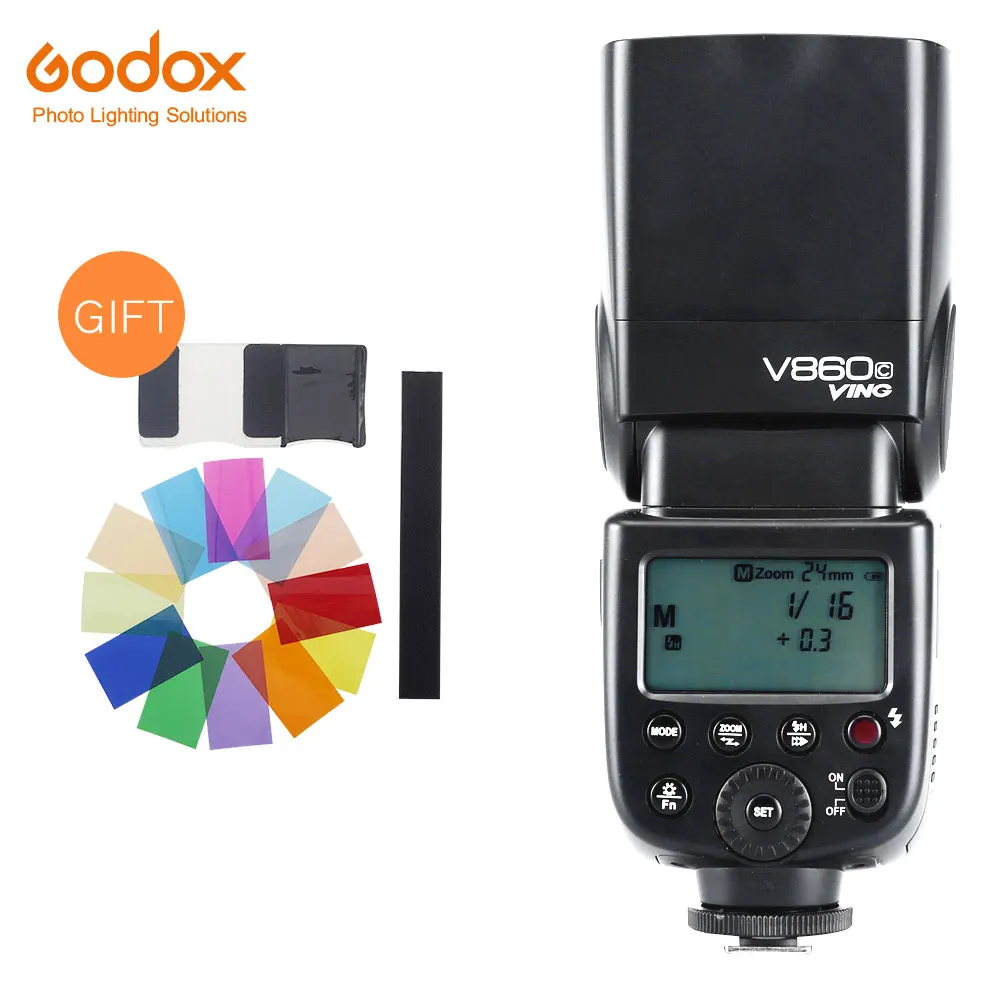 

Godox Ving V860C/N HSS Speedlight TTL Li-ion Camera DSLR Flash Light for Canon Nikon