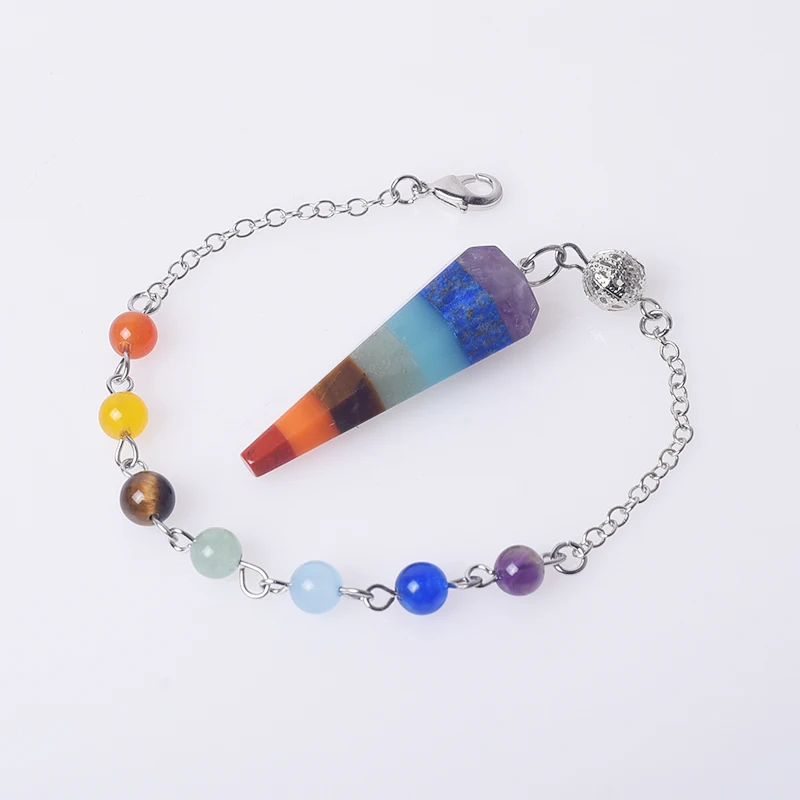 1 шт. натуральный кристалл полудрагоценный камень семь чакр духовное