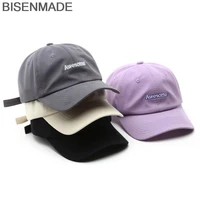 bisenmade baseball cap for men and women simple awesome embroidery hats vintage snapback hat hip hop summer visors sun caps