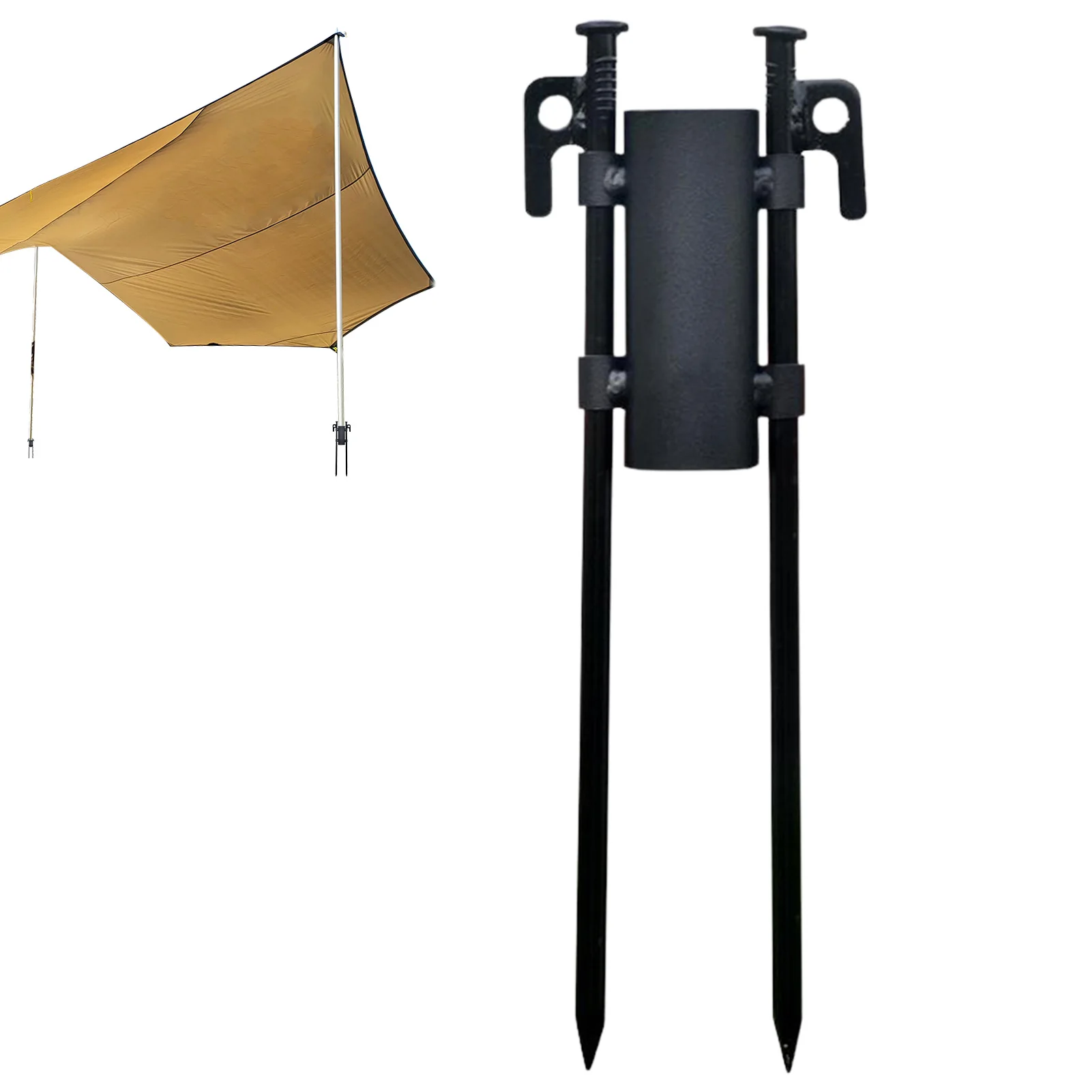 

Portable Umbrella Stand Iron Outdoor Iron Reinforced Windproof Awning Poles Stand Outdoor Iron Reinforced Windproof Awning Poles