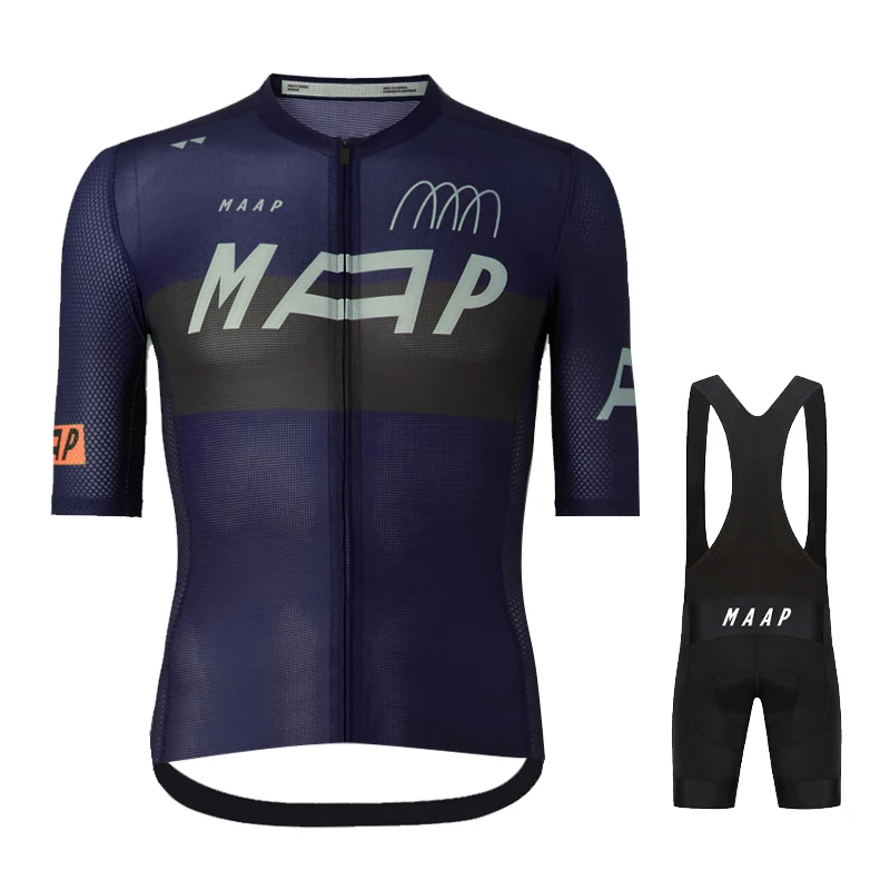 

2023 Maap Short Sleeve Jersey Summer Cycling Sets MTB Maillot Bike Shirt Breathable Bicycle Clothing MTB Uniform Roupa Ciclismo