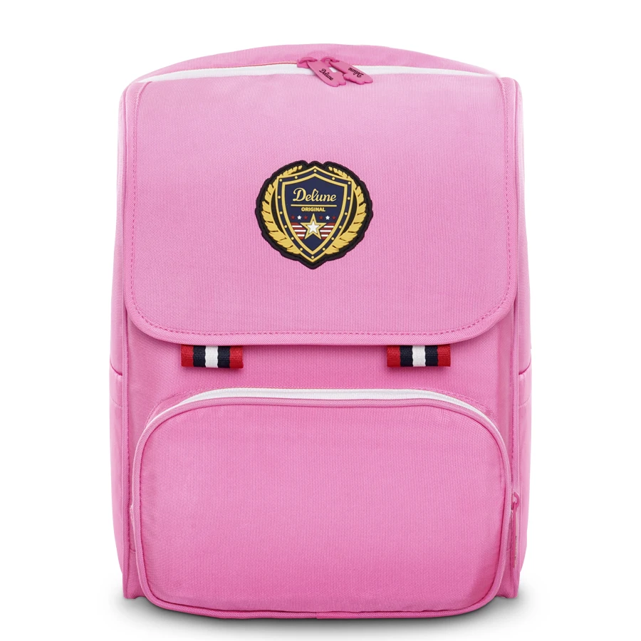 Ортопедический школьный ранец для девочек, детский портфель розового цвета в английском стиле для начальной школы 1-5 классов
