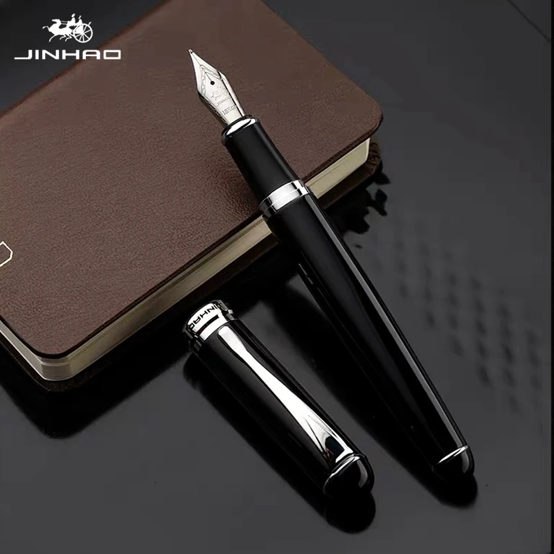 Фото Перьевая ручка Jinhao X750, высококачественная изысканный стиль, перо 18 кг, ручка для каллиграфии, студенческий учитель, произведения искусства, подпись, письмо, канцелярские принадлежности №3