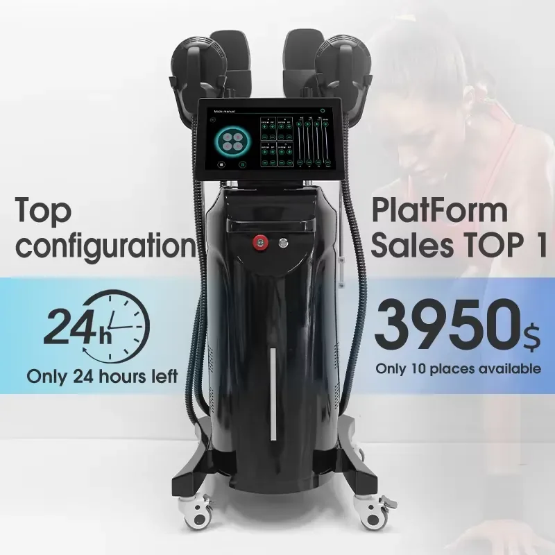 Аппарат для наращивания мышц 6000 Вт, 16-200 Гц, 4-5 насадок, SPRT EMSLIM HIEMT Body Neo RFING (art.: 3920dad6d4e9d) - 3920dad6d4e9d
