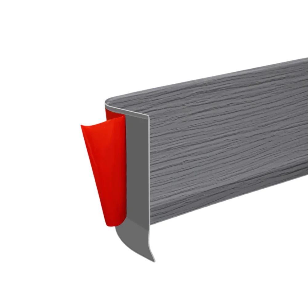 Пластиковый плинтус водонепроницаемый для улучшения дома простая установка