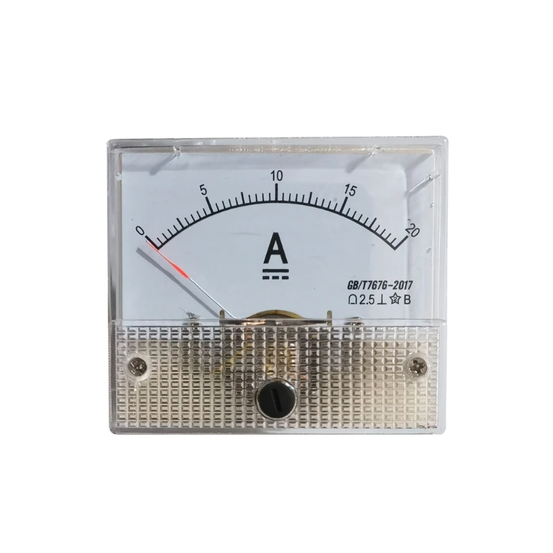 

85C1 High Accuracy Ammeter dc-Analog Current Meter Panel Mechanical Type Instrument Tool Measuring 1A-500A