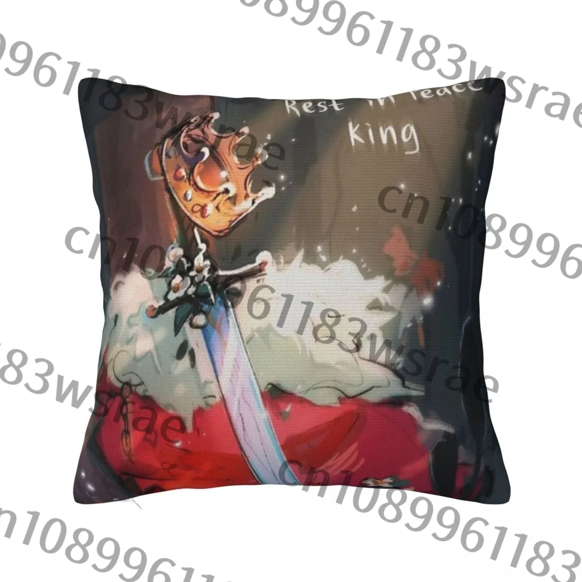 Technoblade Rest In Peace King постер подушка