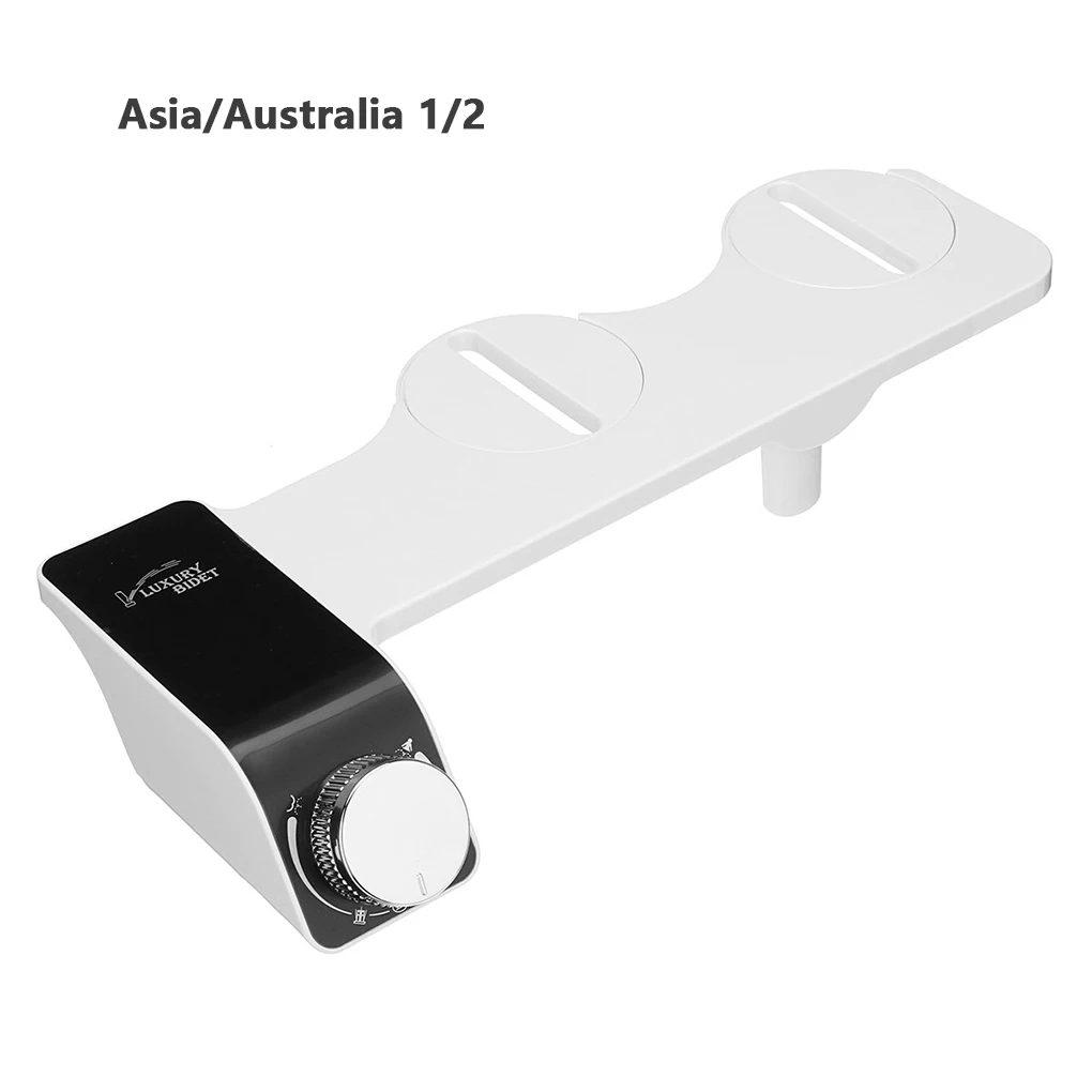 

ABS Toilet Seat Self-cleaning Nozzle Replacement Detachable Universal Dual Nozzle Bathroom Sprayer Accessories EU 3 8