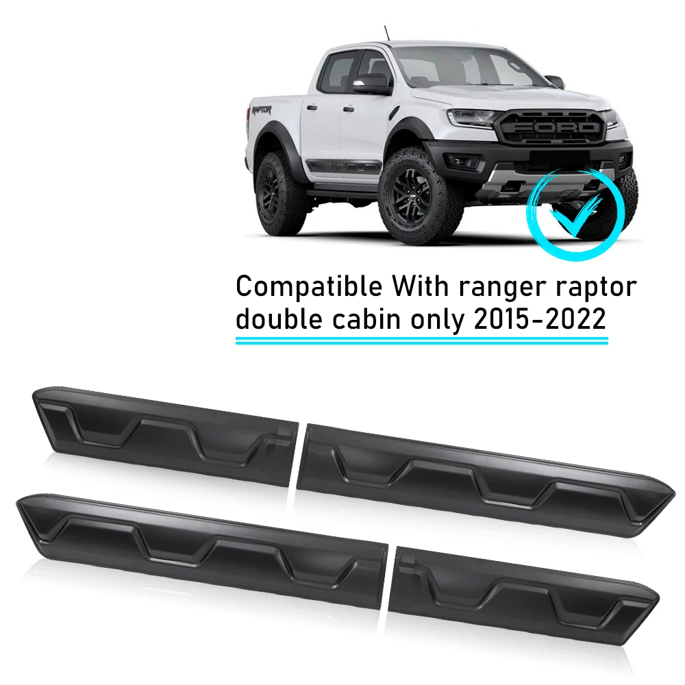 

Side Body Cladding Molding Side Door Tirm for Ford Ranger Raptor 2015 2016 2017 2018 2019 2020 2021 2022 Car Accessories
