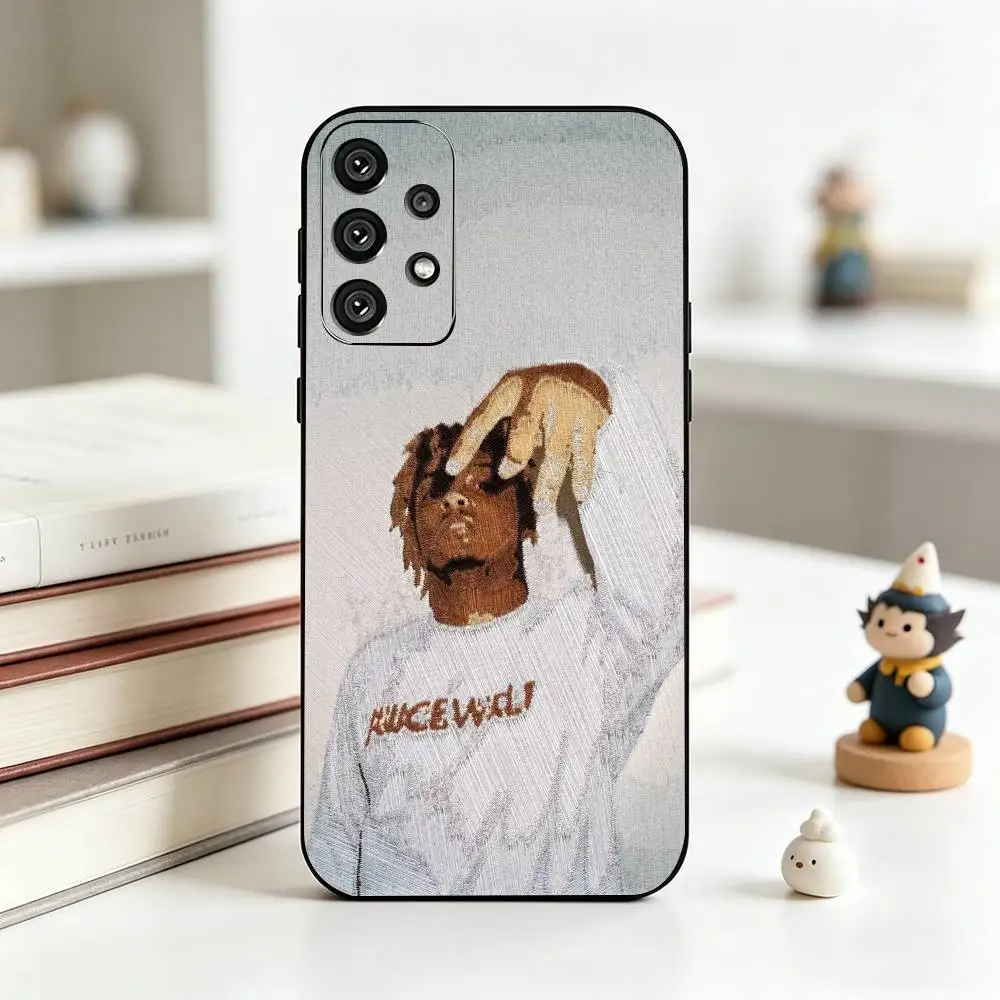 Фото Чехол для телефона Rapper 999 J-Juice W-WRLD для Samsung S25, S24, S21, S22, S23, S30, Ultra, S20, Plus, FE, мягкий силиконовый, черный №3