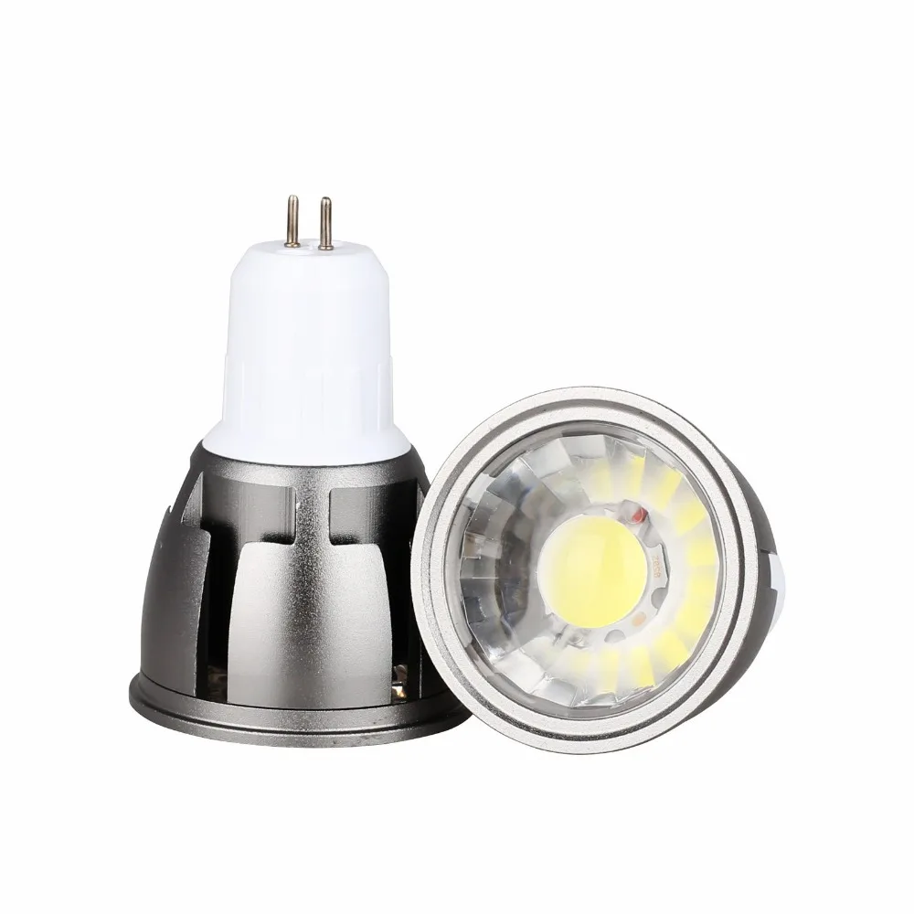 Светодиодные лампы 4000K светодиодные MR16 9W 12W 6W Gu10 12V 6500K AC 220V Домашний Cob - прожектор