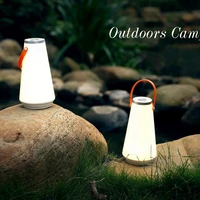 new creative led night light home table lamp usb rechargeable portable wireless touch switch outdoor camping emergency light