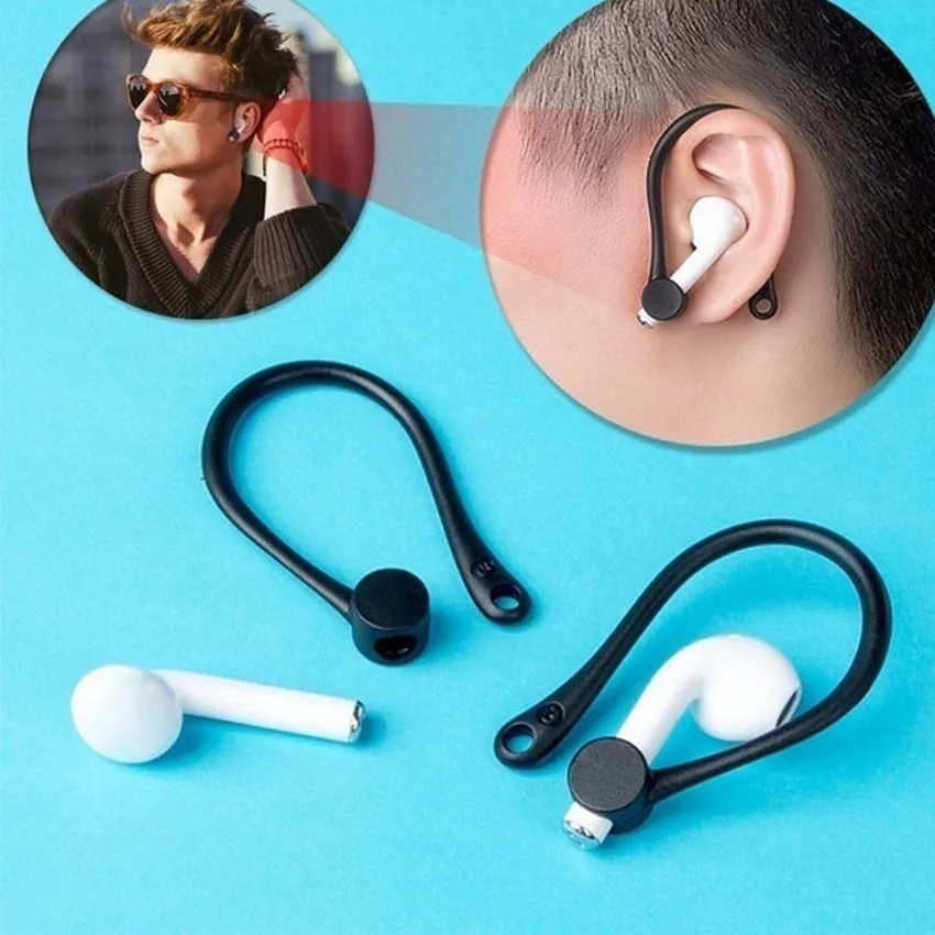 

Sports Silicone Ear Hook for Apple AirPods Pro for Airpod 1 2 3 Bluetooth Headphones Anti-Lost Cord Silicone Ear Cap Hook