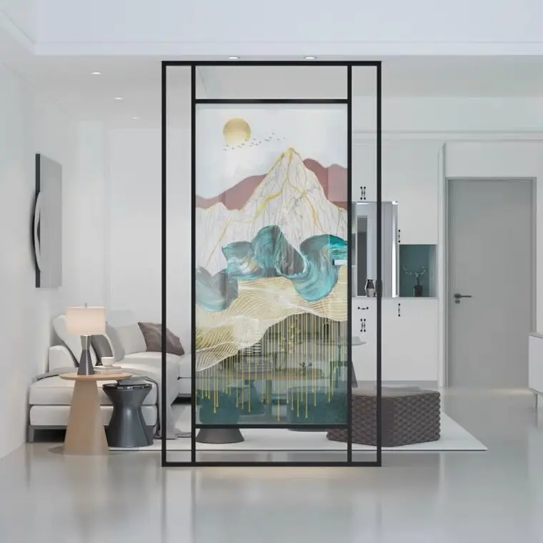 Роскошная решетка для экрана из нержавеющей стали в скандинавском стиле